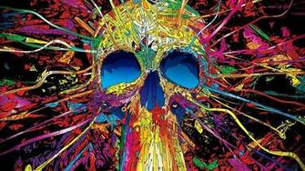 Psychedelic Weed Wallpaper HD More Sugar Skull