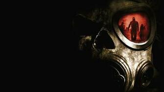 Dark Gas Mask Wallpaper