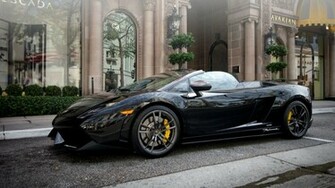 Black Lamborghini Gallardo Spyder Wallpaper Widescreen Photos What Do