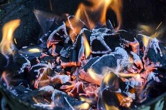 HD Wallpaper Coal Fire Ash Heat Cube Smoldering Background