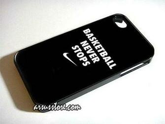 Nike Basketball Never Stops Wallpaper iPhone Case 5s Dalmanaz