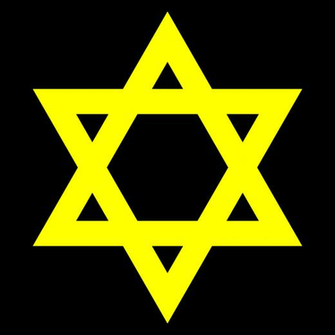 File Star Of David Yellow With Black Background Svg Wikimedia