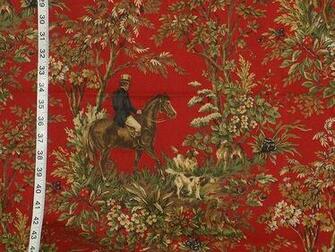 Ralph Lauren Horse Toile Fabric Home Decorating By Brick