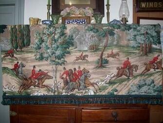 Net Wallpaper Fabrics Ralph Lauren Ferry Meadow Hunt Scene