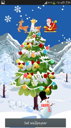 Christmas Live Wallpaper Is A Stunninglive Featuring