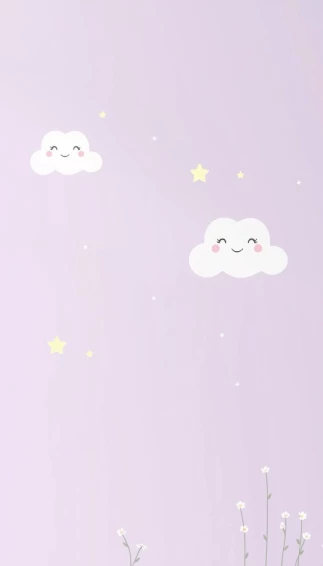 Cute Simple Purple Wallpaper