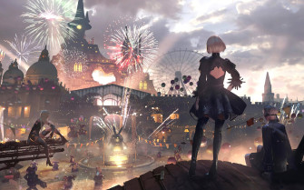 Nier Automata Festival 4k HD Wallpaper Image Photos And Picture