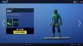 Fortnite Reflex Instinct Skins Arrive In Item Shop Bunker