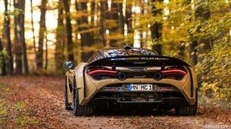 Novitec N Largo Based On Mclaren 720s Rear HD Wallpaper