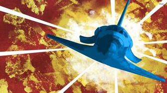 Space Shuttle Wallpaper Vector
