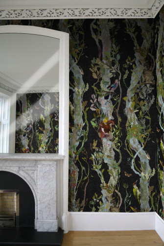Timorous Beasties On Our Indie Wood Wallpaper An