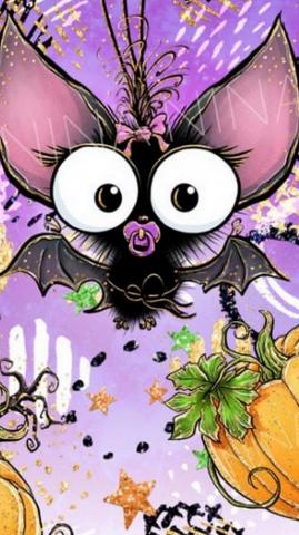 Cute Halloween iPhone Wallpaper 3d