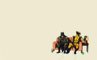 Batman Minimalism Comics Wolverine A Sofa