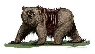 California Bear Wallpaper Zombie By