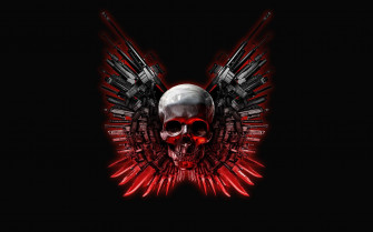 Badass Skull Wallpaper