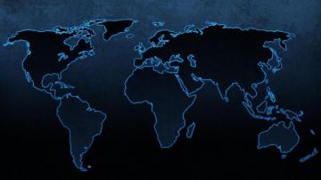 World Map Wallpaper On