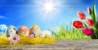 Easter Eggs HD Wallpaper