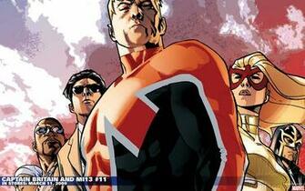 Captain Britain And Mi13 Marvel Comics Wallpaper