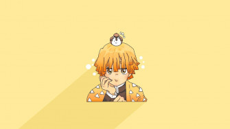 Zenitsu Agatsama Desktop Wallpaper HD