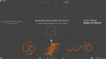 Deep Space Thoughts Rainmeter