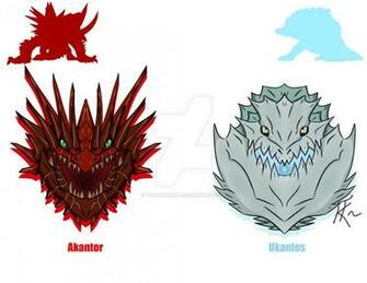 Akantor And Ukanlos By Tyvridkizuna Deviantart