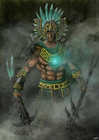 Aztec Warrior Art Cog By Meewtoo