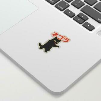 Negora Catzilla Sticker By Thezerocorp Society6