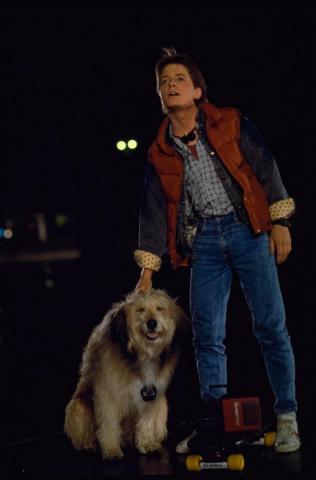 Michael J Fox In Back To The Future Grande Foto Papel De Parede
