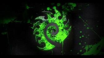 Zergling Wallpaper Zerg Logo Background
