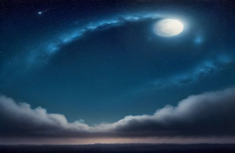 Blue Night Sky Wallpaper