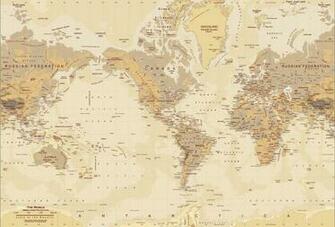 Vintage Map Wallpaper Image