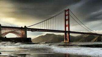 Windows Official Panoramic Wallpaper Cityscapes Bridge Horizon