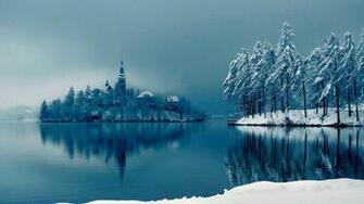 Ice Cold Lake HD Wallpaper