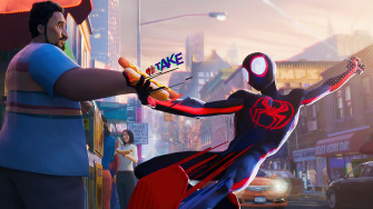 Miles Morales Web Swing Spider Man Across The Verse 4k