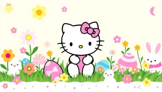 Hello Kitty Easter Wallpaper