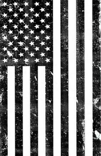 Black And White American Flag iPhone Wallpaper Dirty Vintage
