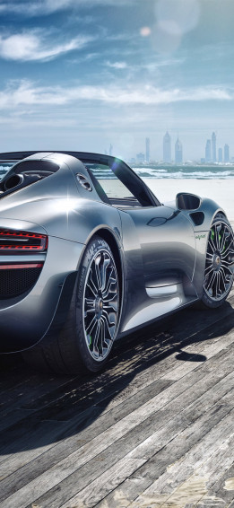 Porsche Spyder iPhone Wallpaper