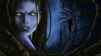 Sarah Kerrigan Queen Of Blades Widescreen Wallpaper
