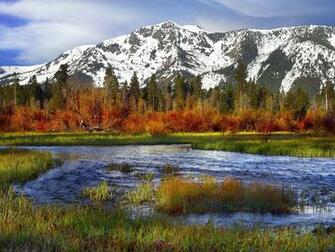 River And Mountains Desktop Pc Mac Wallpaper