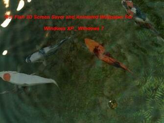 Koi Fish 3d Screen Saver And Animated Wallpaper For You This Is A