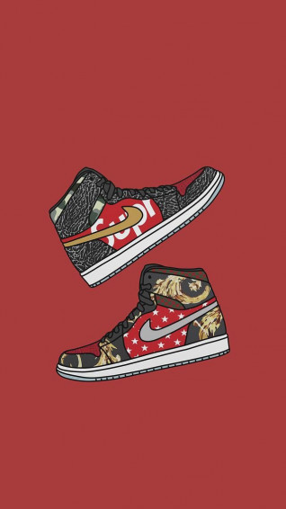 Sneaker Cartoon Nike Shoes Wallpaper Here Are Only The Best