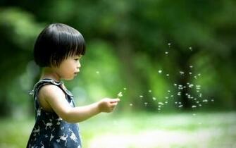 Cute Asian Little Girl Mac Wallpaper