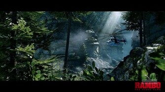 Rambo Desktop Wallpaper Of Video Game