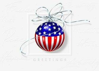Patriotic Christmas Cards Wallpaper