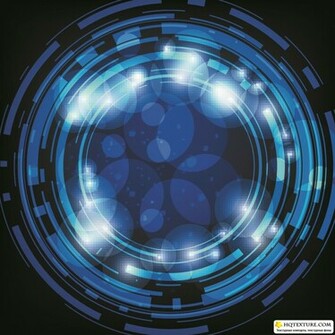 Blue Techno Background Vector