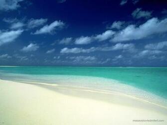 White Sand Beach Wallpaper