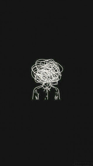 Trippy Dark Aesthetic Wallpaper