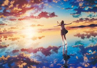 Anime Sunset Wallpaper