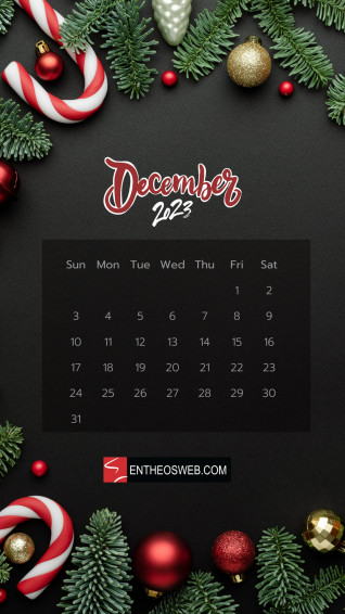 December Calendar Phone Wallpaper Entheosweb