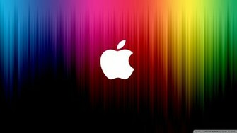 Rainbow Apple Wallpaper